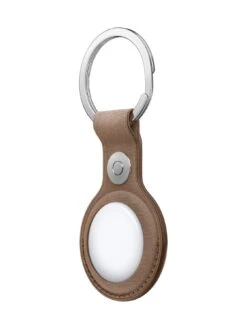 Apple AirTag FineWoven Key Ring - Taupe (AirTag Not Included) -NARA Computer Shop VPYTF SQ3 0000000179 TAUPE SLd1