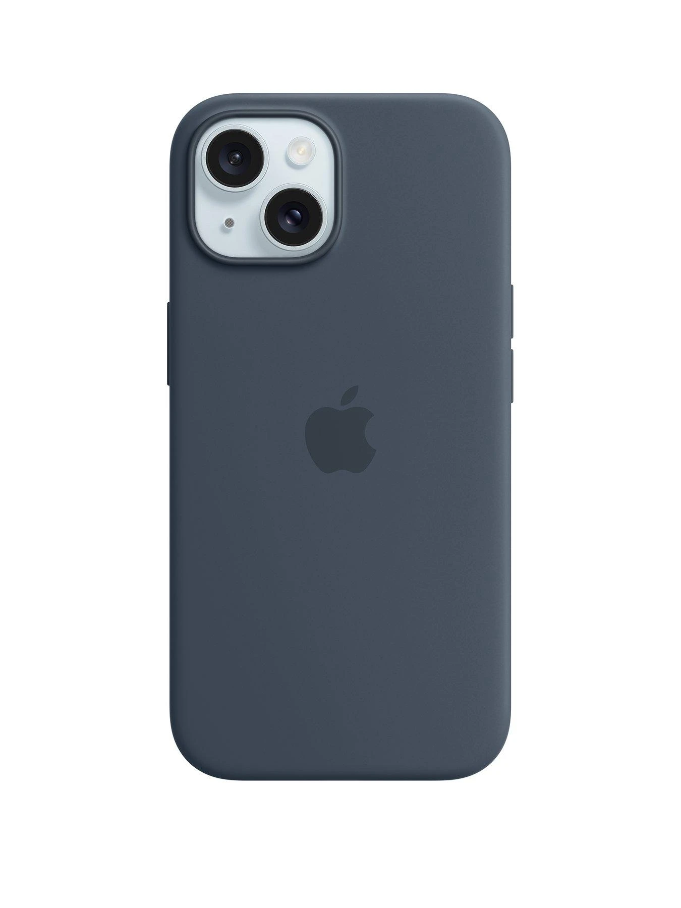 Apple IPhone 15 Silicone Case With MagSafe - Storm Blue 3 Apple IPhone 15 Silicone Case With MagSafe - Storm Blue