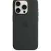 Apple IPhone 15 Pro Silicone Case With MagSafe - Black