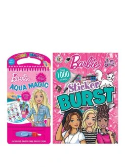 Barbie Aqua Magic & Sticker Burst - 2 Book Set