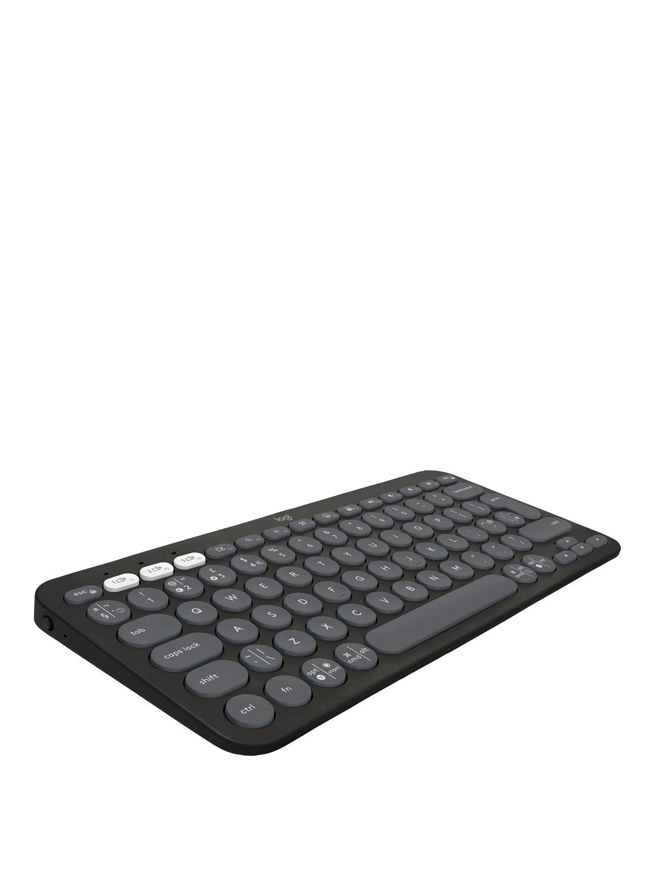 Logitech Pebble Keys 2 K380s, Multi-Device Bluetooth Wireless Keyboard, Slim And Portable - Graphite 3 Logitech Pebble Keys 2 K380s, Multi-Device Bluetooth Wireless Keyboard, Slim And Portable - Graphite