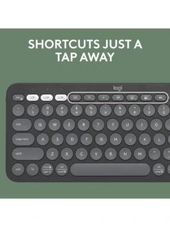 Logitech Pebble Keys 2 K380s, Multi-Device Bluetooth Wireless Keyboard, Slim And Portable - Graphite 12 Logitech Pebble Keys 2 K380s, Multi-Device Bluetooth Wireless Keyboard, Slim And Portable - Graphite -NARA Computer Shop VQ3D3 SQ4 0000000527 GRAPHITE SLd