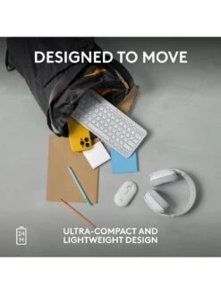 Logitech Pebble Mouse 2 M350s Slim Bluetooth Wireless Mouse, Lightweight, Quiet Clicks - Off White -NARA Computer Shop VQ3D6 SQ7 0000000013 WHITE SLd3