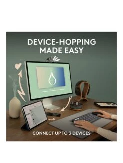 Logitech Pebble Mouse 2 M350s Slim Bluetooth Wireless Mouse, Lightweight, Quiet Clicks - Rose -NARA Computer Shop VQ3D7 SQ3 0000000063 PINK SLa