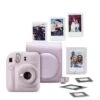 Fujifilm Instax Instax Mini 12 Camera Kit Including Case Album 10 Shots & Stickers - Lilac