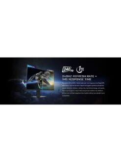 MSI G274QPX 27", Quad HD, 240Hz, Rapid IPS, Flat Gaming Monitor -NARA Computer Shop VQ3Z0 SQ6 0000000004 BLACK SLd2