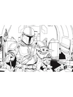 Star Wars The Mandalorian Colouring Book -NARA Computer Shop VQEU4 SQ3 0000000099 N A SLd