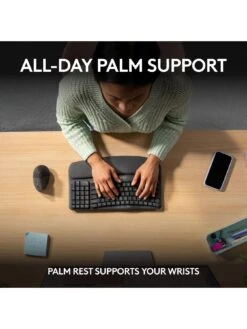 Logitech Wave Ergonomic Keys - Graphite 12 Logitech Wave Ergonomic Keys - Graphite -NARA Computer Shop VQYFV SQ4 0000000527 GRAPHITE SLd