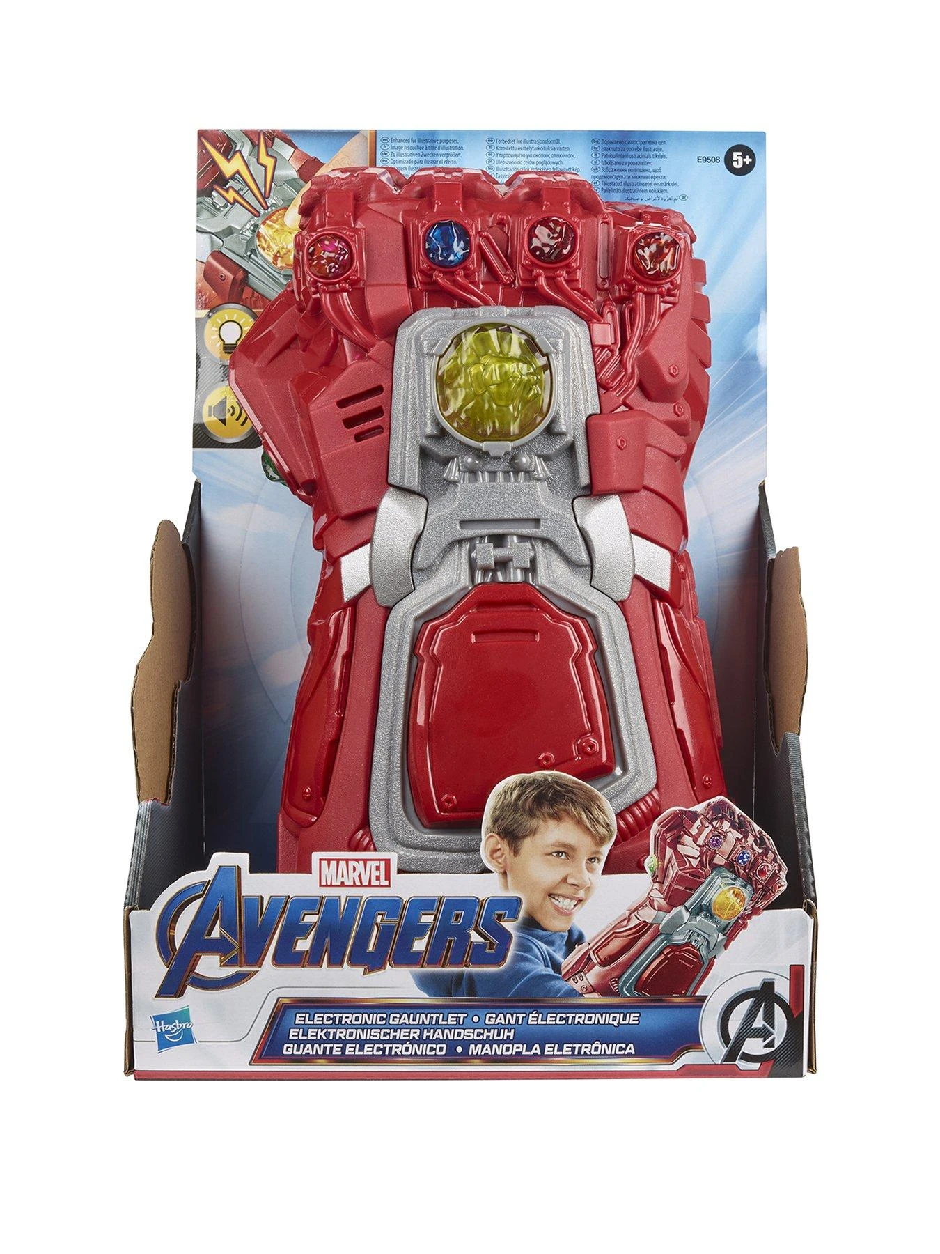 Marvel Avengers Red Electronic Gauntlet 3 Marvel Avengers Red Electronic Gauntlet