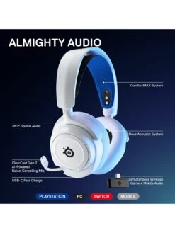 SteelSeries Arctis Nova 7P White -NARA Computer Shop VRLHE SQ6 0000000099 N A SLd2