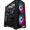 PCSpecialist Fusion A70X Gaming Desktop - Lian Li 215, 12GB Radeon RX 7700 XT, AMD Ryzen 7, 16GB RAM, 1TB SSD -NARA Computer Shop VROC5 SQ1 0000000004 BLACK SLf