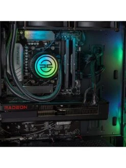 PCSpecialist Fusion A70X Gaming Desktop - Lian Li 215, 12GB Radeon RX 7700 XT, AMD Ryzen 7, 16GB RAM, 1TB SSD -NARA Computer Shop VROC5 SQ4 0000000004 BLACK SLd