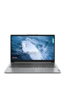 Lenovo IdeaPad 1, Intel Celeron N4020, 4GB RAM 128GB SSD, 15.6in Full HD Laptop - Cloud Grey