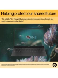 HP 15-fc0016na, AMD Ryzen 7, 8GB RAM 512GB SSD, 15in Laptop - Black With Microsoft M365 Personal (1 Year) & Norton 360 Deluxe 3 Device 1 Year Included -NARA Computer Shop VRWBO SQ7 0000000004 BLACK SLd3