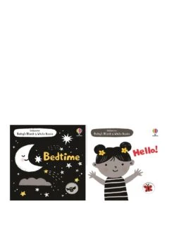 Baby's Black And White Books: Bedtime And Hello - 2 Book Set