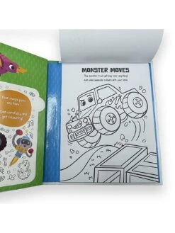 Robots, Racers, Dinosaurs Colouring Book & Pen Set -NARA Computer Shop VS2Q1 SQ4 0000000099 N A SLd1