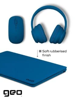 Geo Geobook 110 11.6in 4GB 128GB Windows 11 Blue Laptop, Headset, Mouse And Sleeve Bundle -NARA Computer Shop VS583 SQ6 0000000020 BLUE SLd2