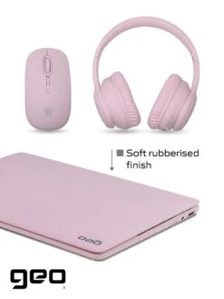 Geo Geobook 110 11.6in 4GB 128GB Windows 11 Pink Laptop, Headset, Mouse And Sleeve Bundle 14 Geo Geobook 110 11.6in 4GB 128GB Windows 11 Pink Laptop, Headset, Mouse And Sleeve Bundle -NARA Computer Shop VS584 SQ6 0000000063 PINK SLd2