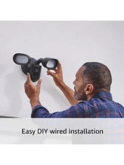 RING Floodlight Cam Wired Pro -NARA Computer Shop VS6FP SQ4 0000000004 BLACK SLd