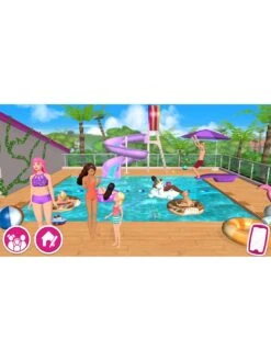 Nintendo Switch Lite Nintendo Switch Lite (Coral) & Barbie DreamHouse Adventures -NARA Computer Shop VS8FN SQ5 0000000054 CORAL SLd1