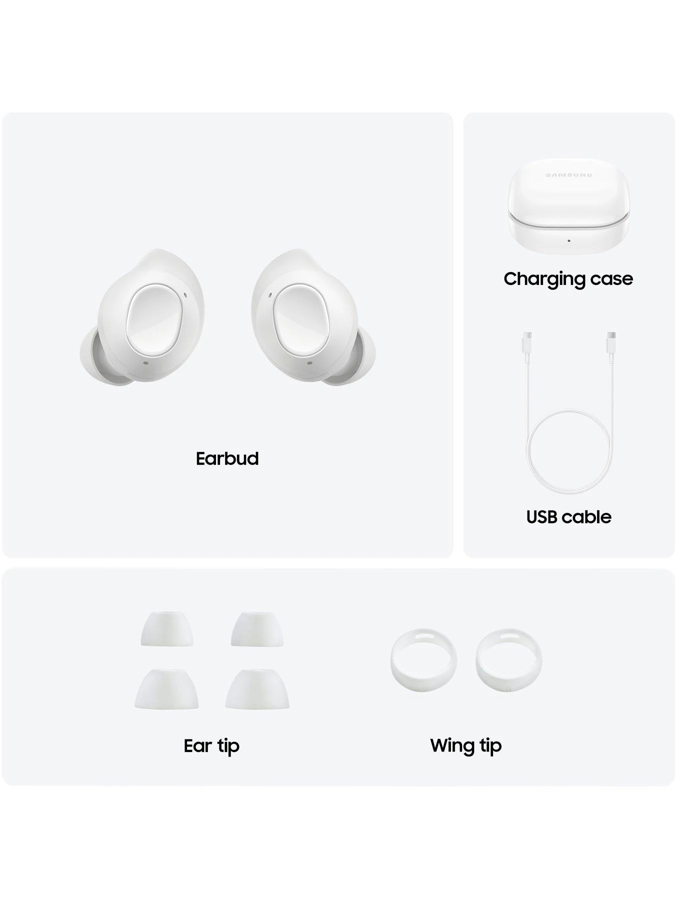 Samsung Galaxy Buds FE – White - True Wireless Earphones 9 Samsung Galaxy Buds FE – White - True Wireless Earphones - Image 7