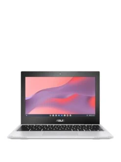 Asus Asus Chromebook, Intel Celeron N4500, 4GB RAM 64eMMC, 11.6in HD Laptop - Silver