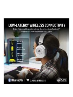 CORSAIR HS65 Wireless White 10 CORSAIR HS65 Wireless White -NARA Computer Shop VSHWE SQ2 0000000088 NO COLOR SLb